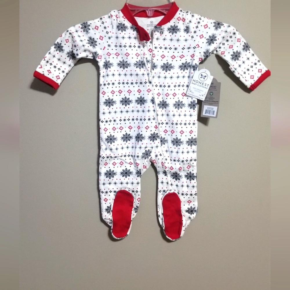 Honest Company Infant set of 2 zip up sleepers